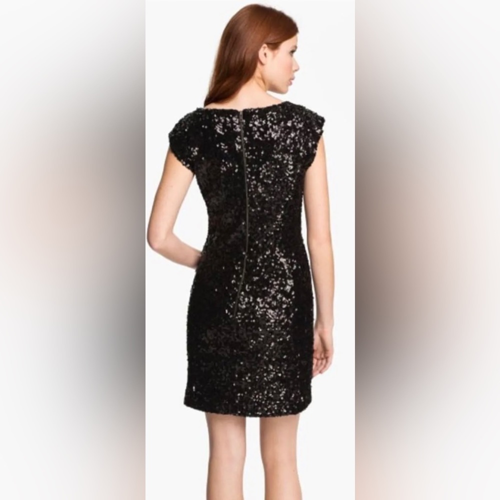 French Connection Moonray Sequin Mini Bodycon Cocktail Dress - Picture 6 of 9
